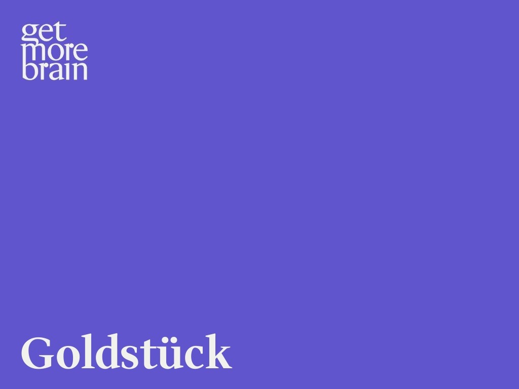 Get More Brain -Goldstück