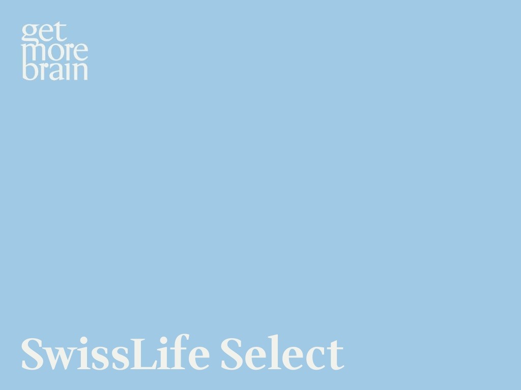 Get More Brain -SwissLife Select